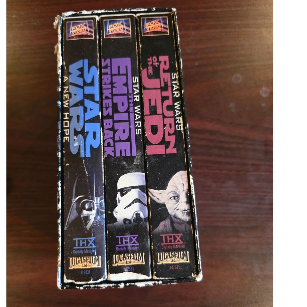 Star Wars Trilogy VHS Set THX Digitally Mastered 1995 Lucasfilm